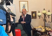 Первый секретарь Тульского обкома КПРФ Алексей Лебедев поздравил Г.А. Зюганова с Днём рождения Первый секретарь Тульского обкома КПРФ Алексей Лебедев поздравил Г.А. Зюганова с Днём рождения